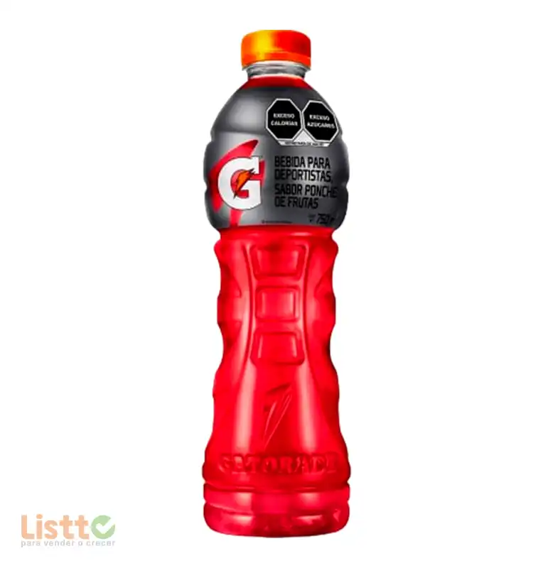 BEBIDA GATORADE PONCHE DE FRUTAS 750 ML.