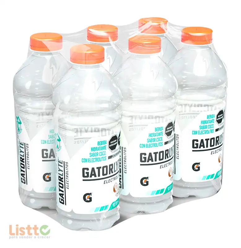 BEBIDA GATORLYTE COCO 591 ML.