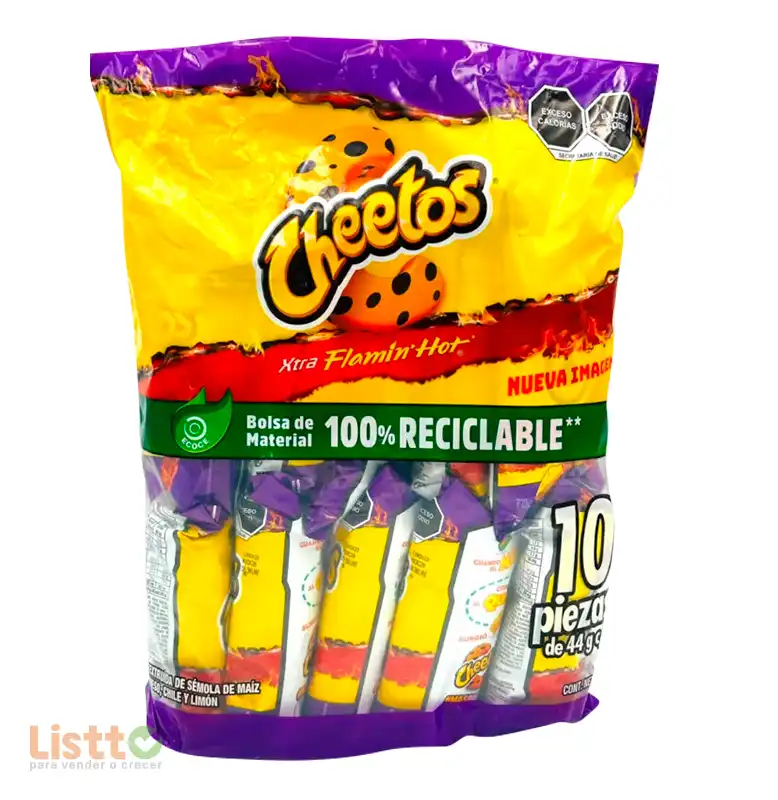 Sabritas Cheetos Flamin Hot 20 Pz.