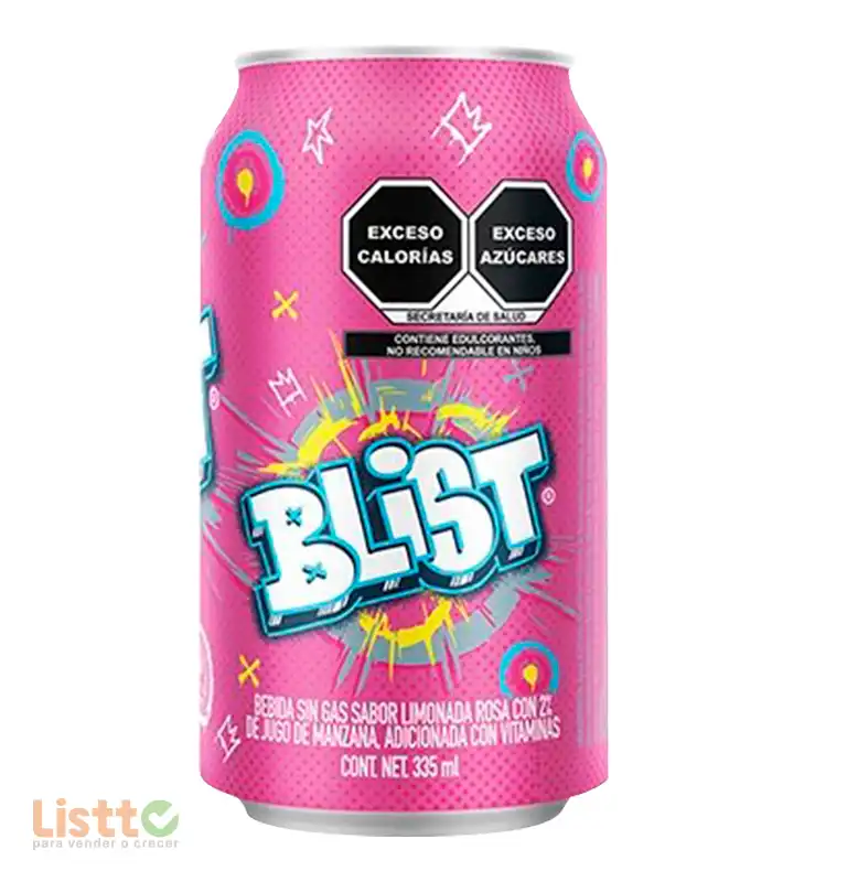 Bebida Blist Limonada Rosa 335 Ml.