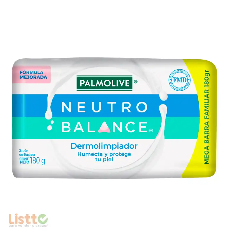 Jabón Toc. Palmolive Neutro Balance Dermolipiador 180 GR.