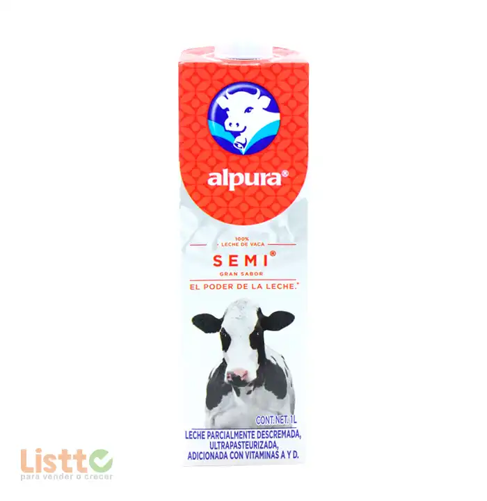 Leche Alpura SemidesCremada 1 lt.