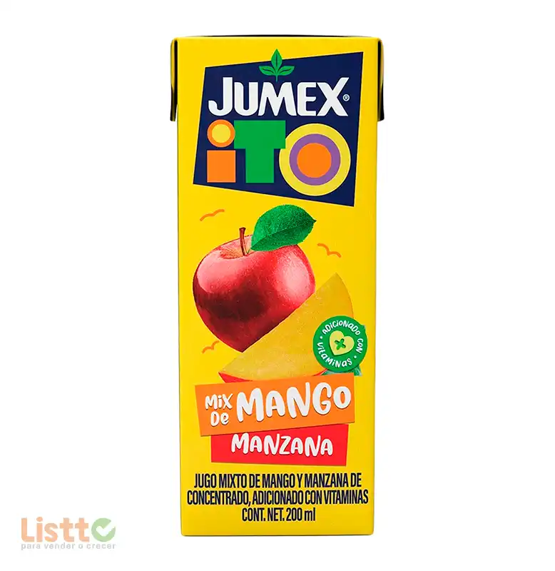 Jugo Jumex ito Mango Manzana 200 ML.
