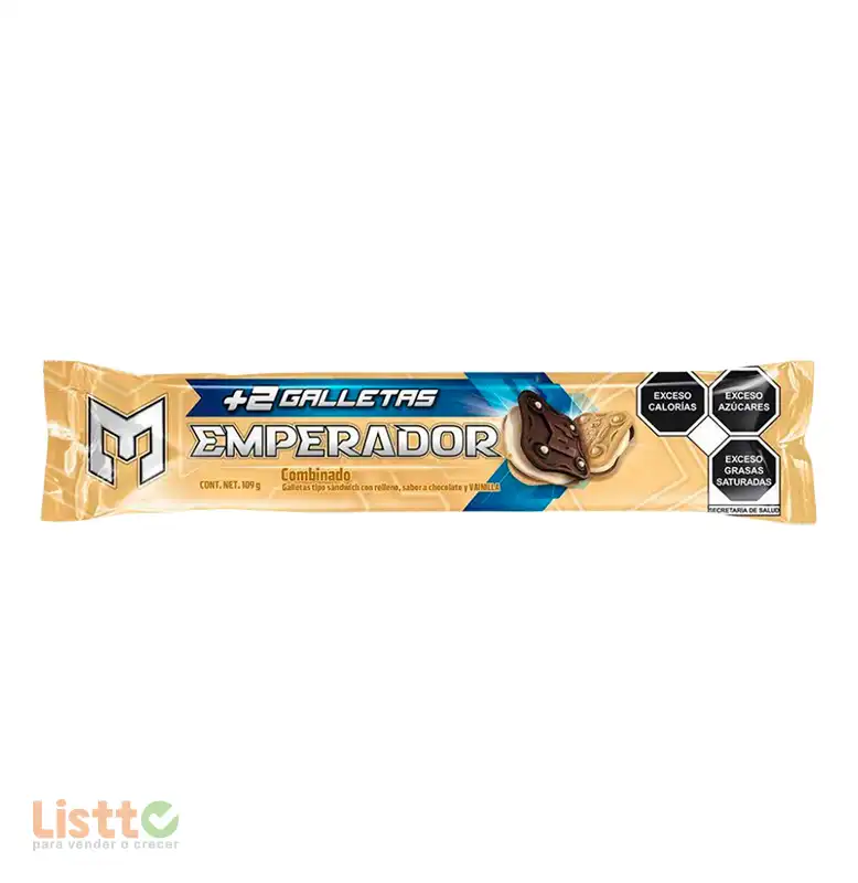 Galletas Gamesa Sandwich Emperador Combinado 109 Gr.