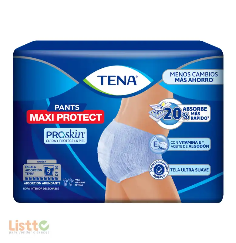 Pañal Tena Confort Ropa Interior Mediano 13 PZ.