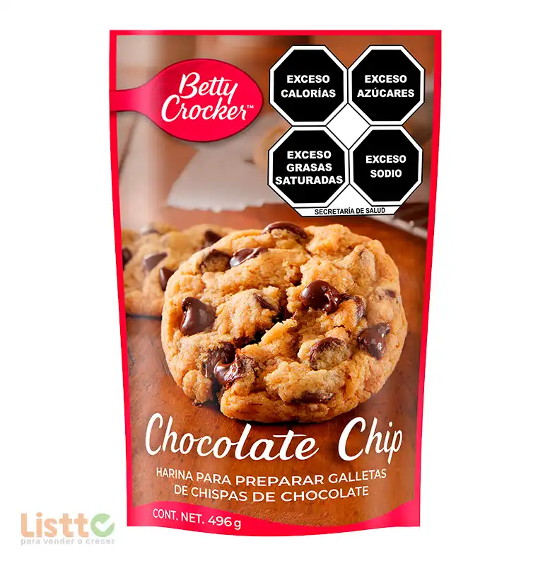 Harina Para Galletas Betty Crocker CHocolate Chip 496 GR.