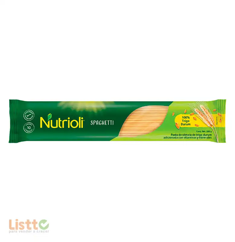 Pasta Nutrioli Spaguetti 200 GR.