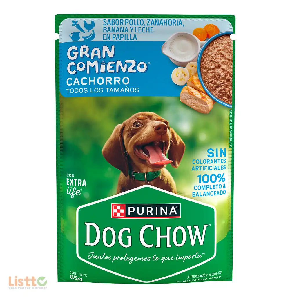 Alimento Purina Dog Chow Cachorro Pollo 85 GR.