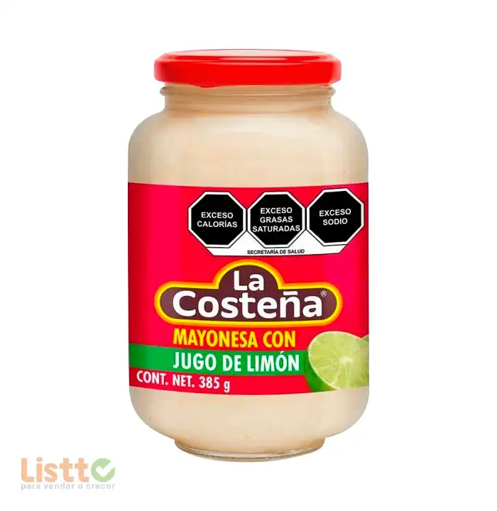 Mayonesa La Costeña con Limón 385 gr.