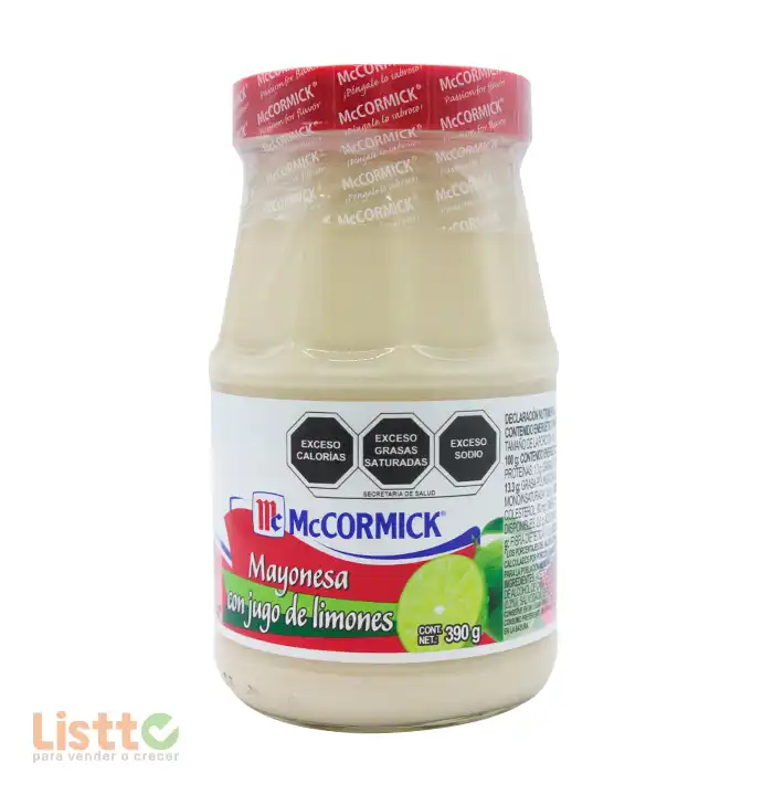 Mayonesa Mc Cormick con Limón 390 gr.