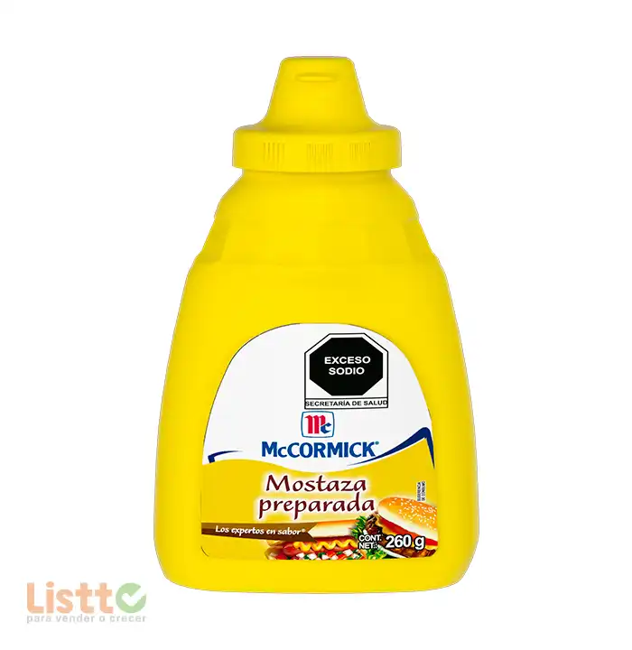 Mostaza Mc Cormick Dosificador 260 gr.