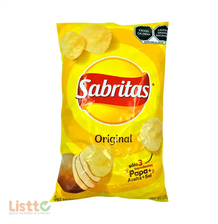 Sabritas Papas con Sal 170 Gr