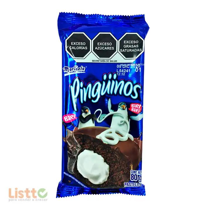 Pastelito Marinela Pingüinos 80 gr.