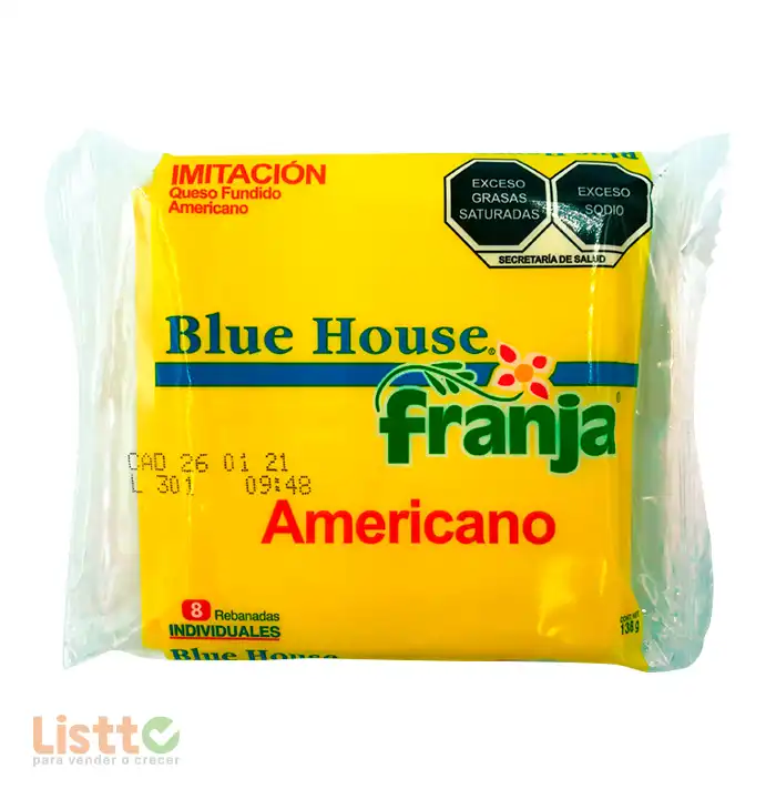 Queso Amarillo Blue House 138 gr.