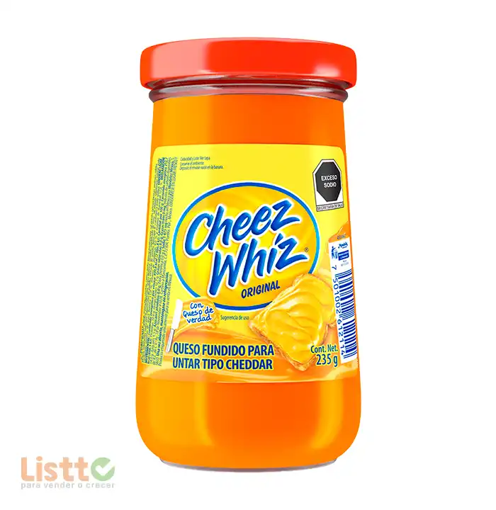 queso Cheez Whiz Natural 235 Gr.