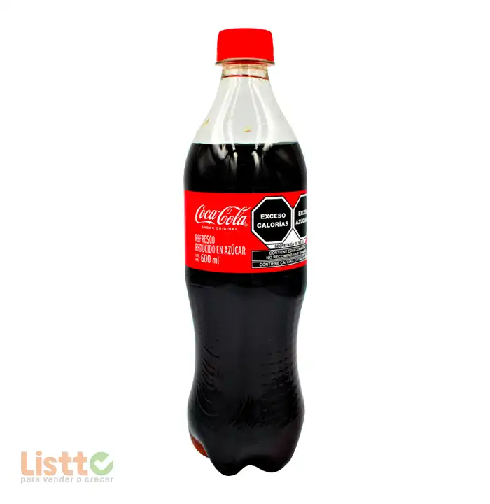 Refresco Coca Cola Pet 600 ml.