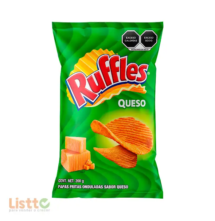 Sabritas Ruffles Queso 200 gr.
