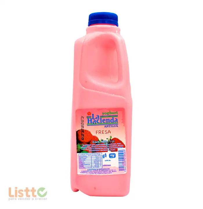 Yoghurt La Hacienda Fresa 1 kg..