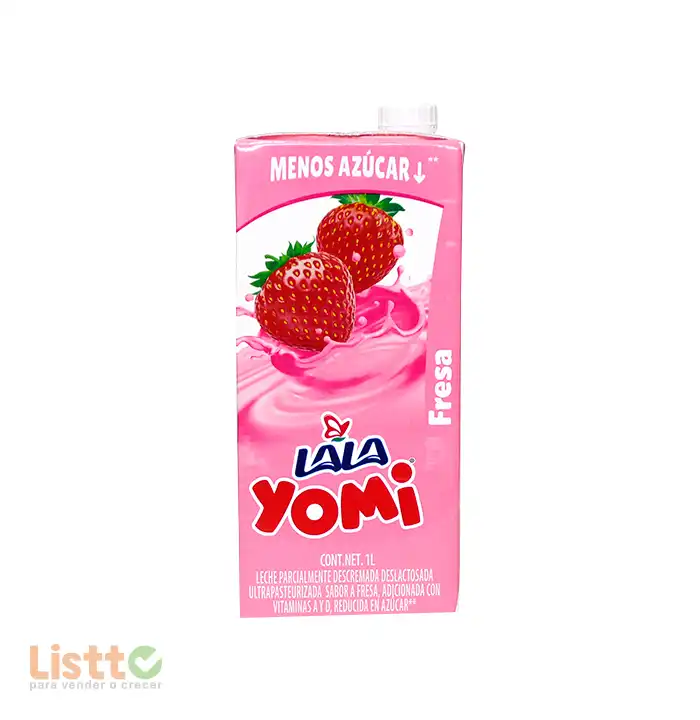 Leche Lala Yomi Fresa SemidesCremada 1 lt.