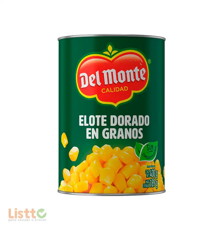 Elote Dorado en Grano Del Monte 400 gr.