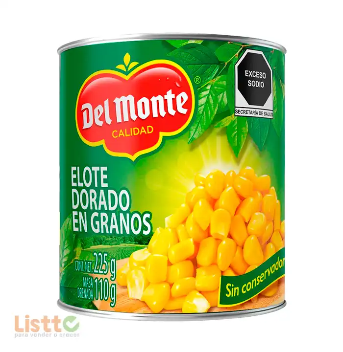 Elote Dorado en Grano Del Monte 225 gr.