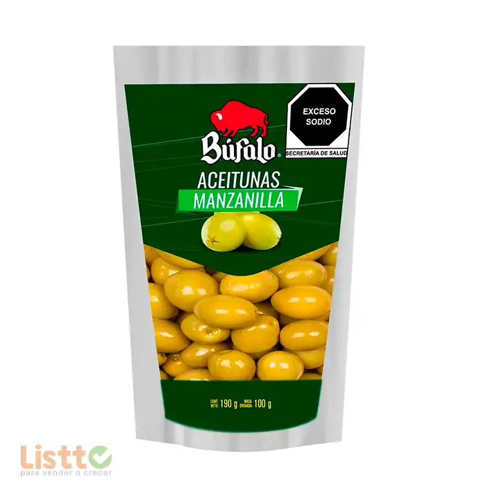 Aceituna Búfalo Manzanilla Doy 190 gr.