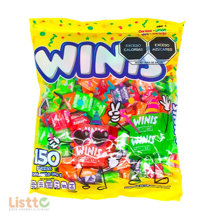 Dulce Winis Cuadreta Originales 150 Pz.