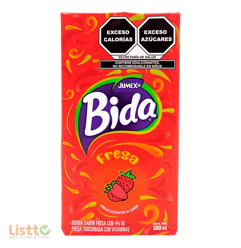 Bebida Bida Fresa 500 ml.