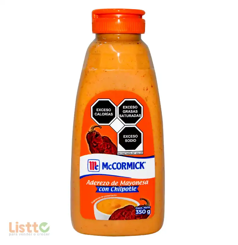 Mayonesa Mc Cormick con Chipotle Squeezable 350 Gr