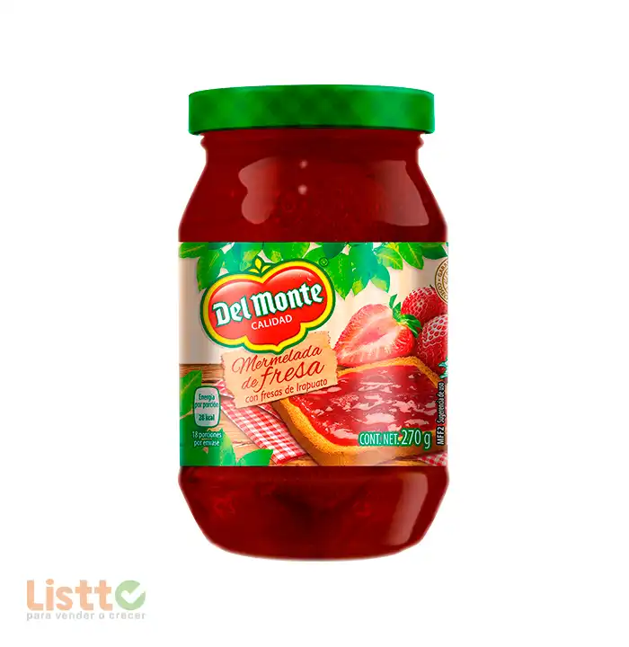 Mermelada Fresa Del Monte 470 gr.
