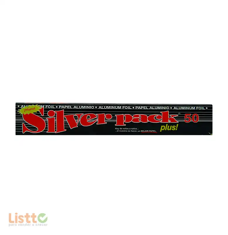Papel Aluminio Silver Pack 300 gr.