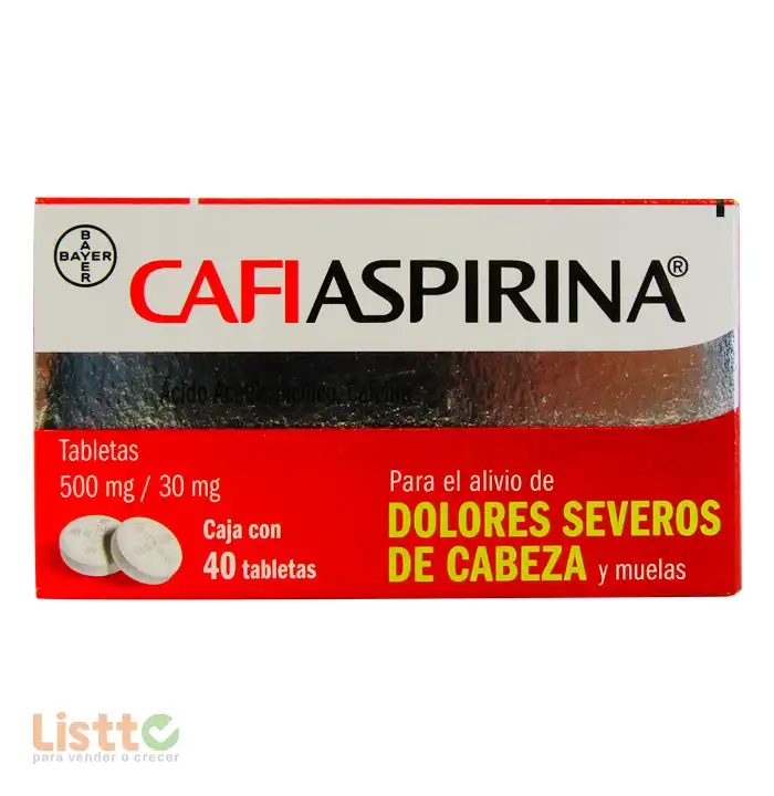 Cafiaspirina Tabletas 40 Pz.