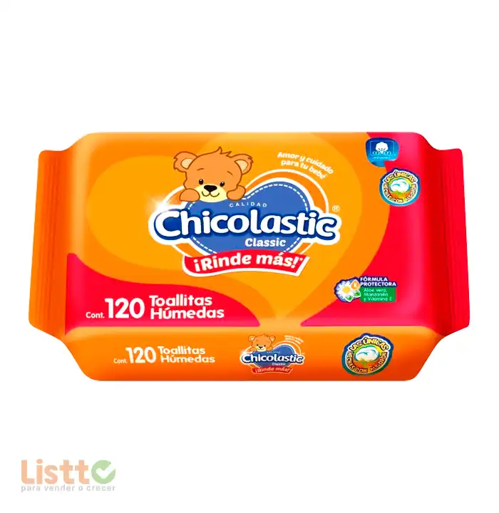 Toallitas Húmedas Chicolastic Repuesto 120 pz.