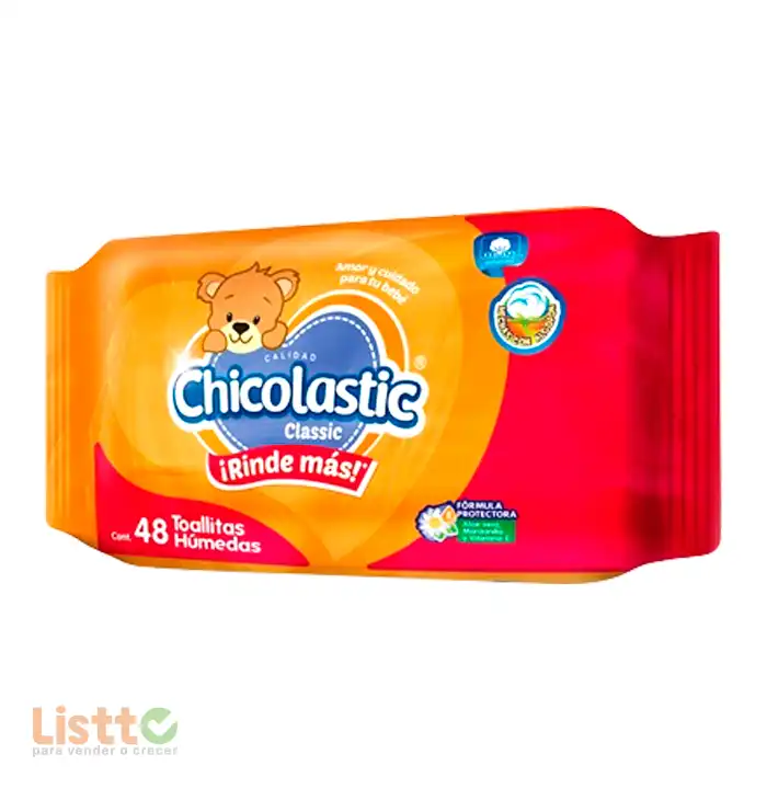 Toallitas Húmedas Chicolastic Viajero 48 pz.