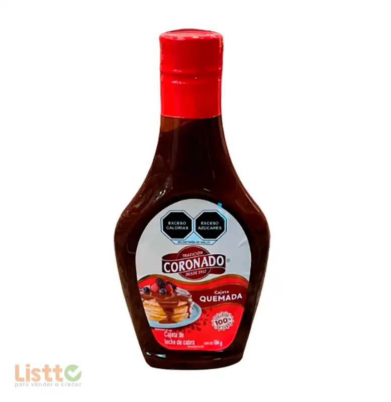 Cajeta Coronado Quemada Plástico 660 Gr.